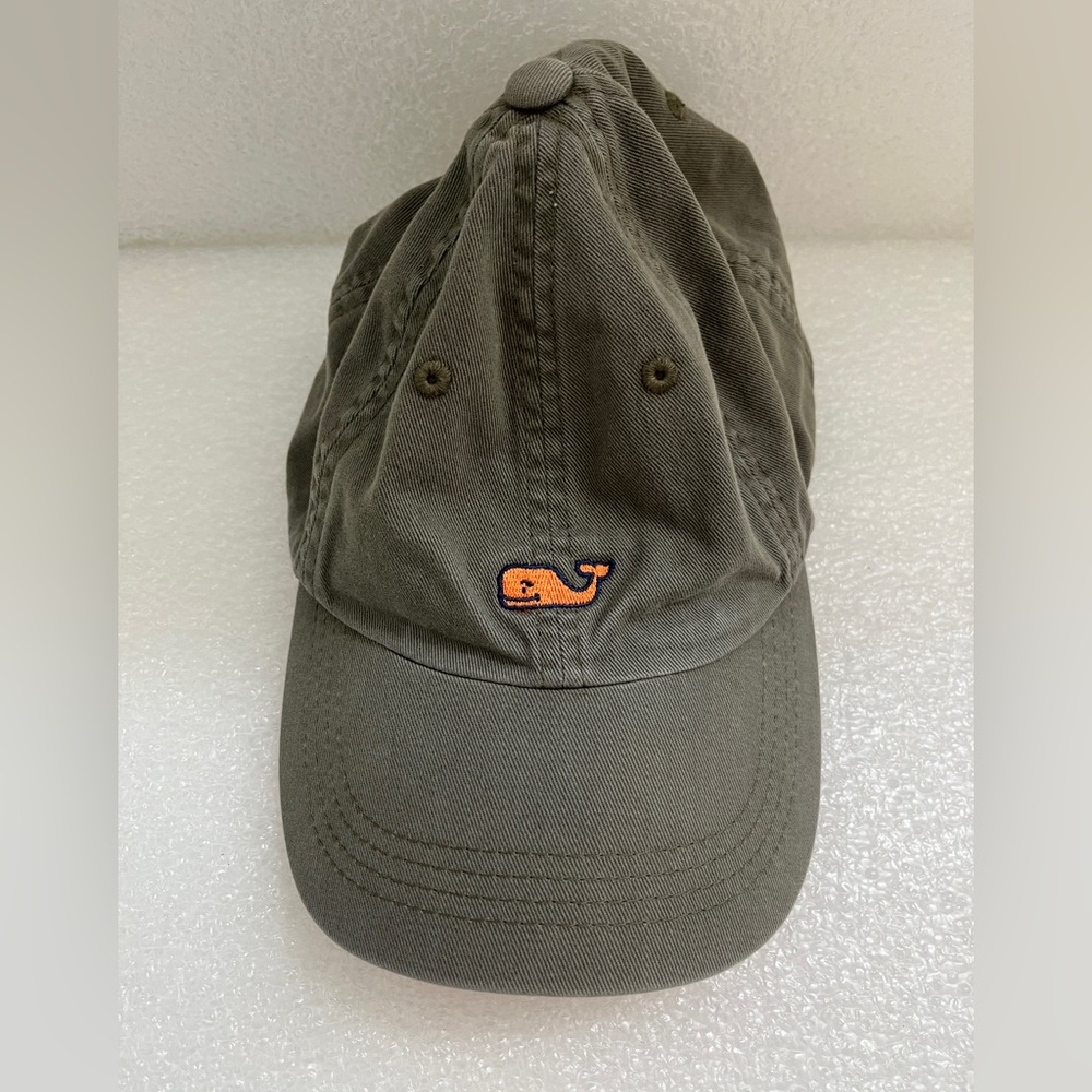 Vineyard vines hat vintage wash grey cap adjustable